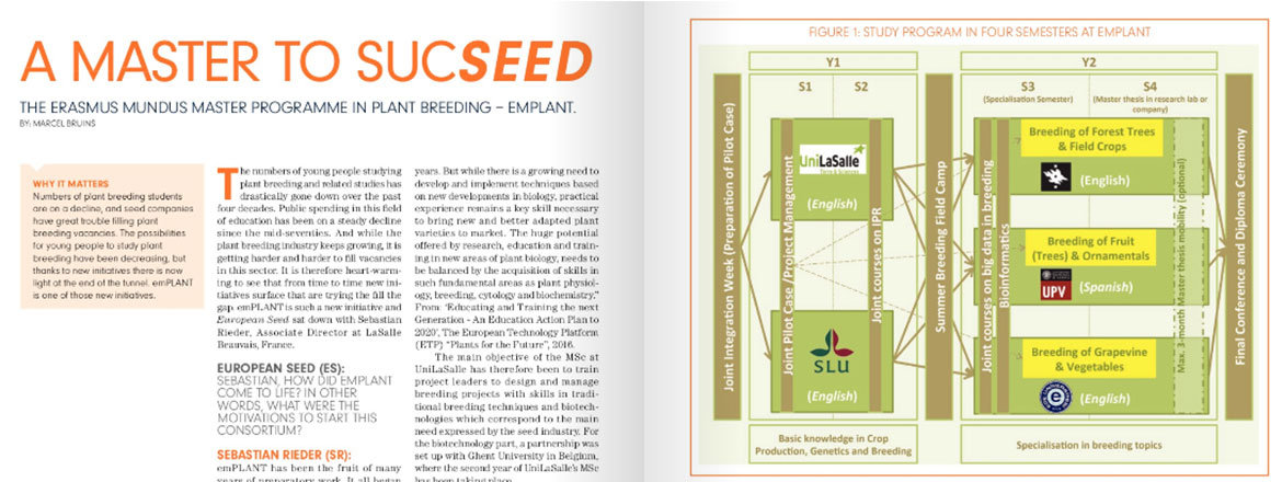 Article emPLANT in European Seed