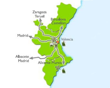 Valencia location