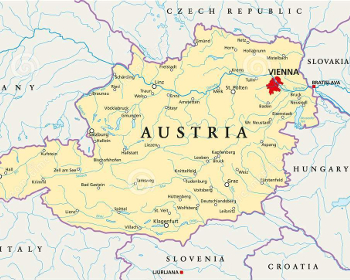 Map Vienna - Austria